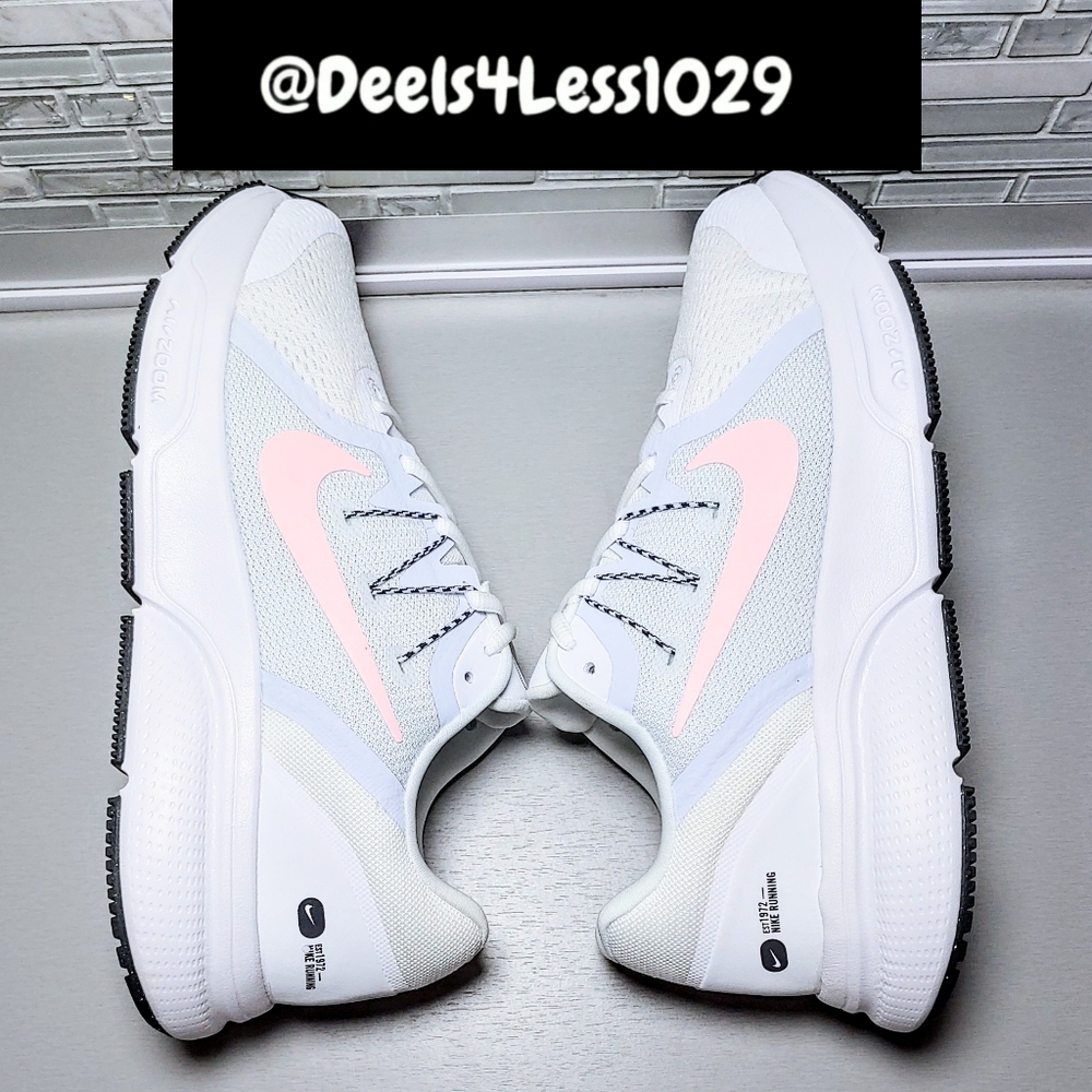 Nike Zoom Span 3 Running Womens Size 9 White Iris Blue Pink - Picture 5 of 6